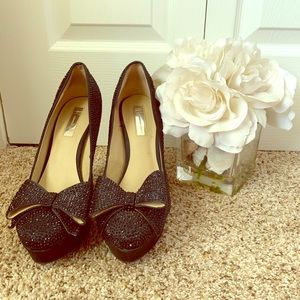 Inc Sparkly Bow Pumps